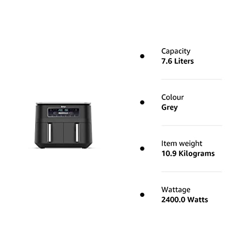 Ninja AF300UK 7.6L Foodi Dual Zone Air Fryer