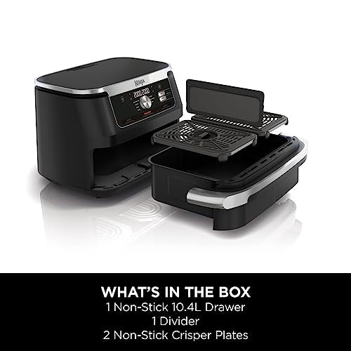 Ninja AF500UK Foodi FlexDrawer 10.4L Air Fryer - Black