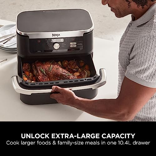 Ninja AF500UK Foodi FlexDrawer 10.4L Air Fryer - Black