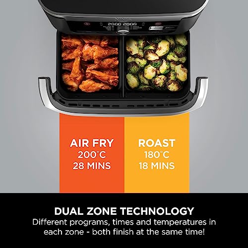Ninja AF500UK Foodi FlexDrawer 10.4L Air Fryer - Black