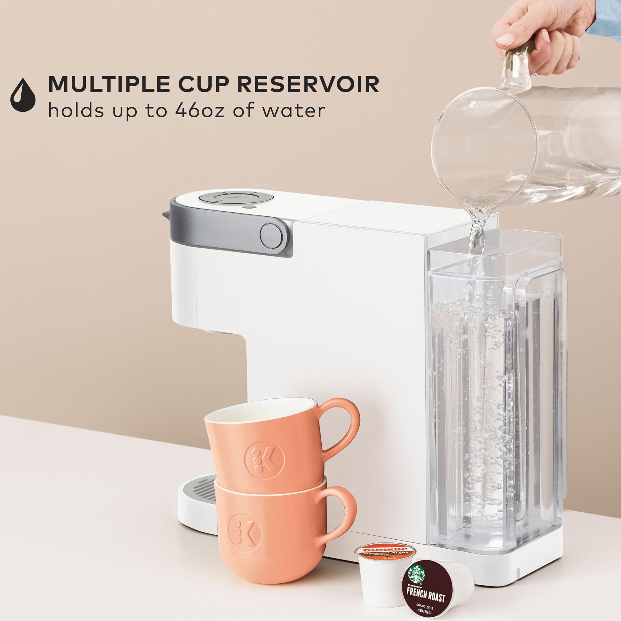 Keurig K-Slim Single Serve K-Cup Pod Coffee Maker, Multistream Technology