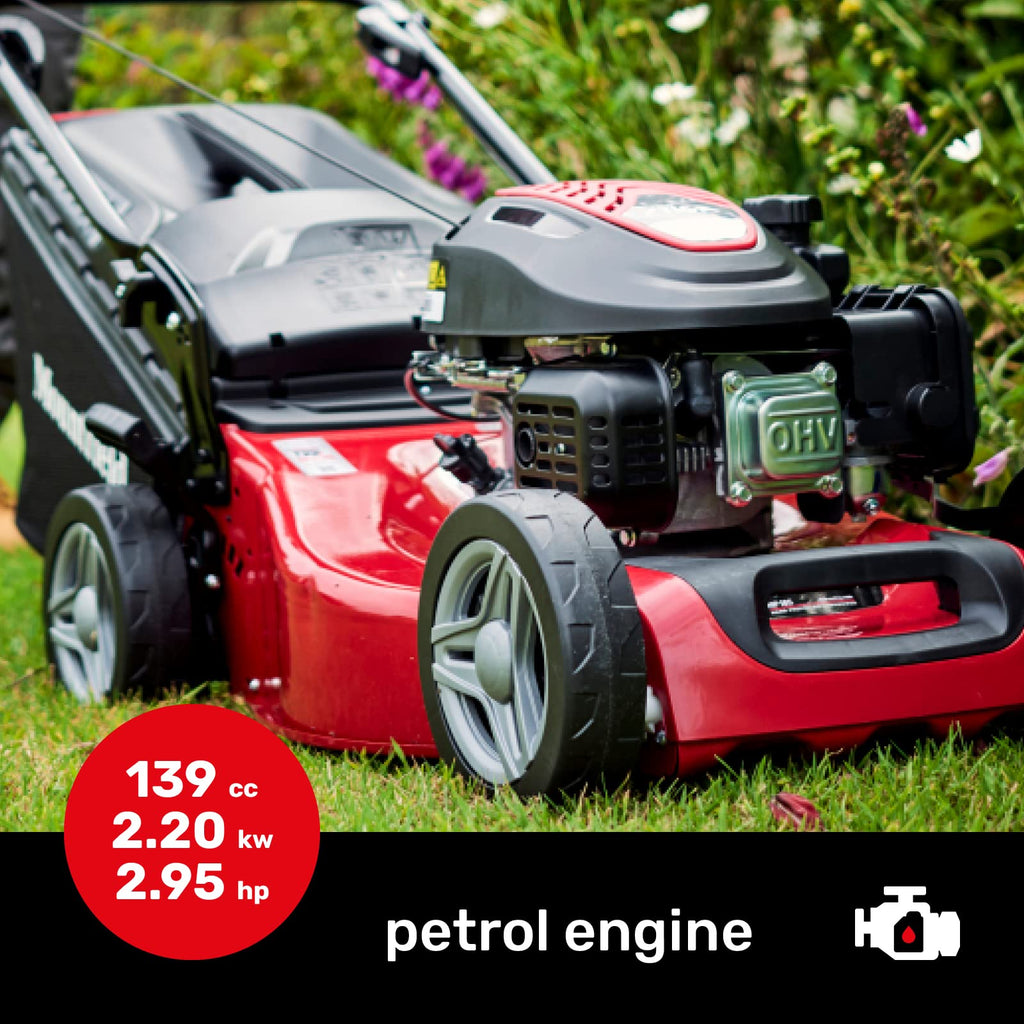 Mountfield HP164 39Cm 123cc Hand Propelled Petrol Lawnmower