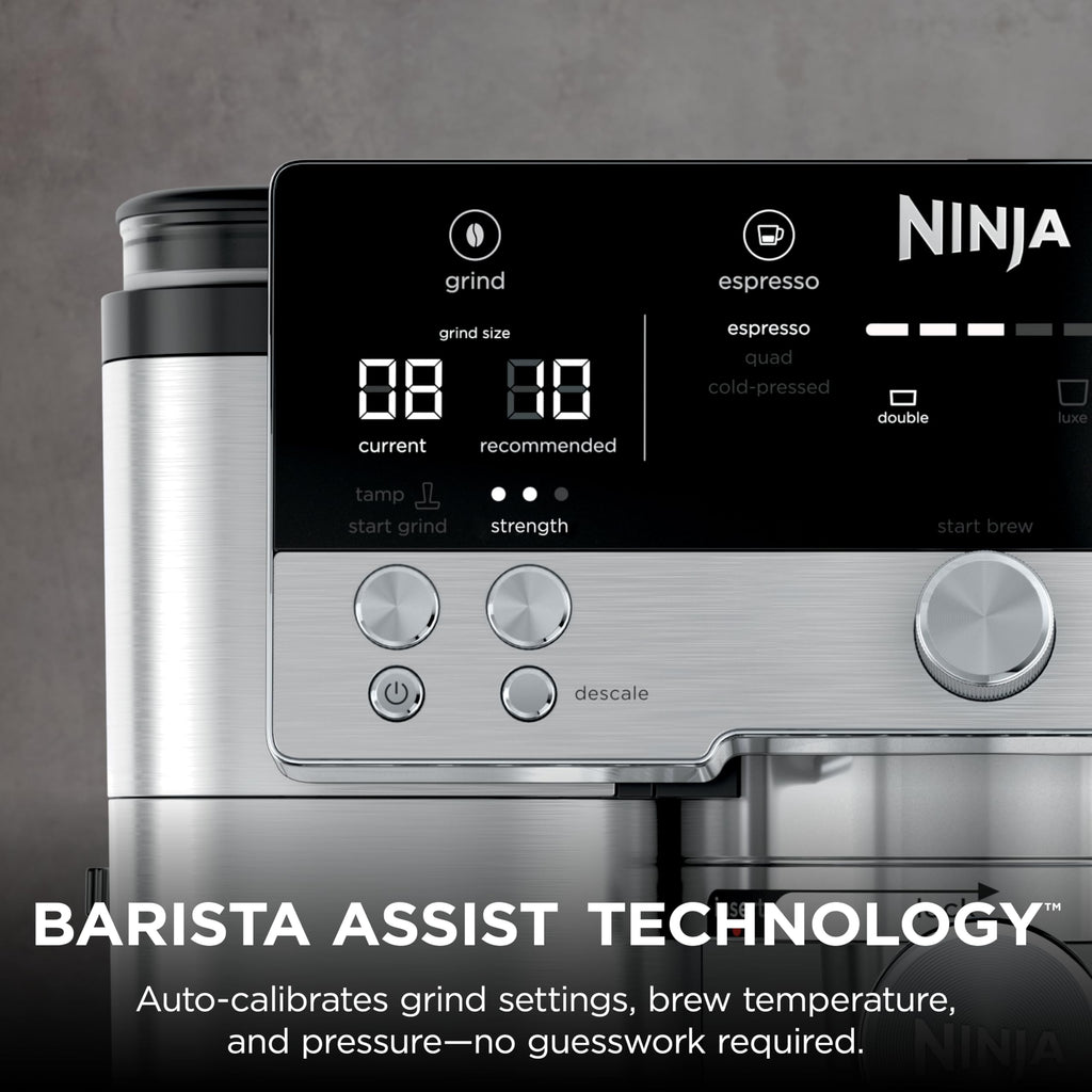 Ninja Luxe Café Premier 3-in-1 Espresso Machine, Drip Coffee