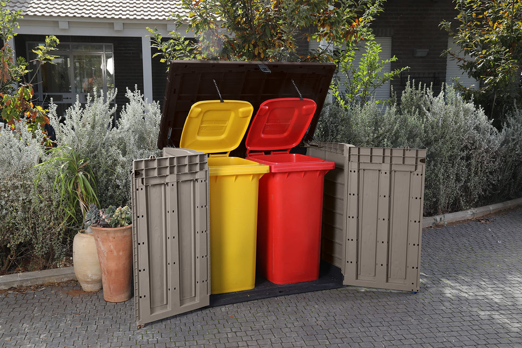Keter Store It Out Midi Outdoor Plastic Garden Storage Shed - Beige/Brown